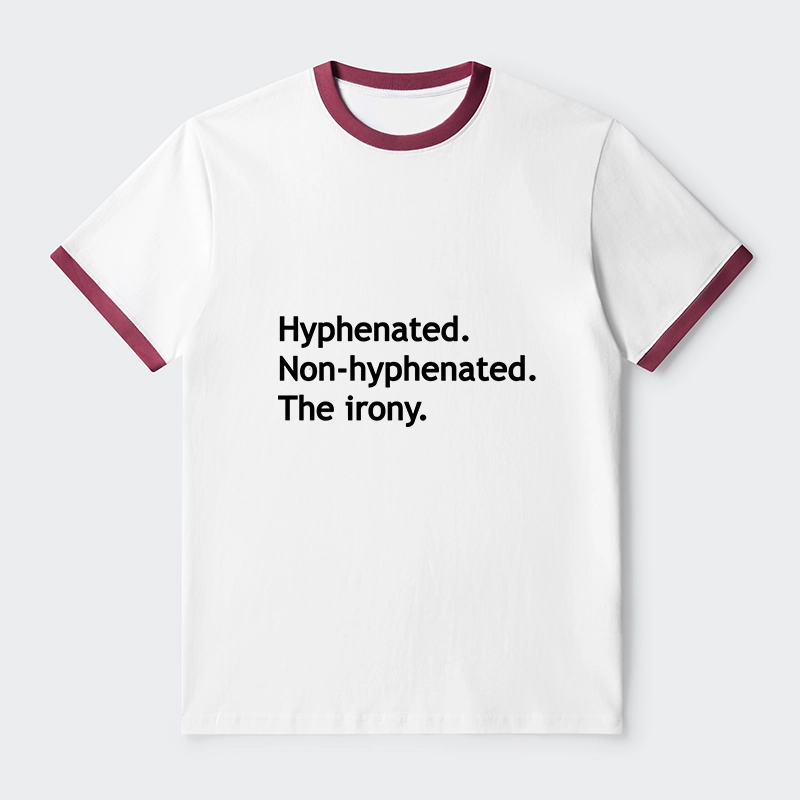 Tokyo-Tiger Hyphenated Funny Trim T-Shirt