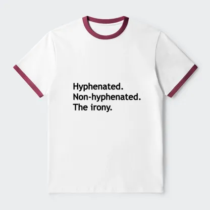 Tokyo-Tiger Hyphenated Funny Trim T-Shirt