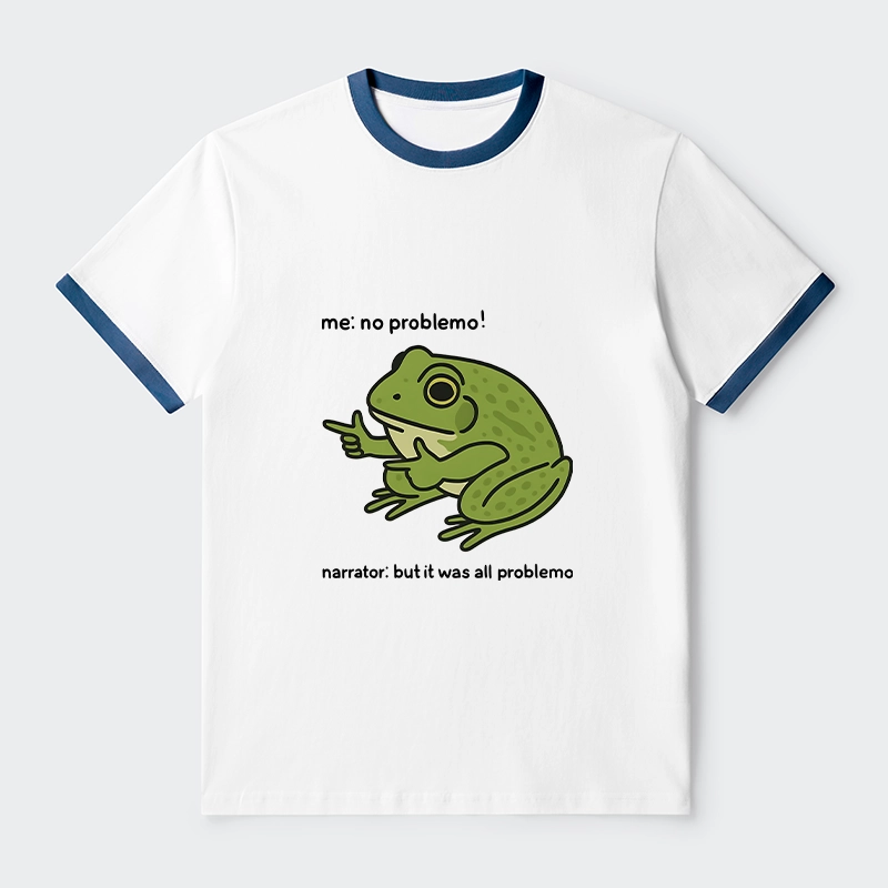 Tokyo-Tiger Stupid Frog Meme Trim T-Shirt