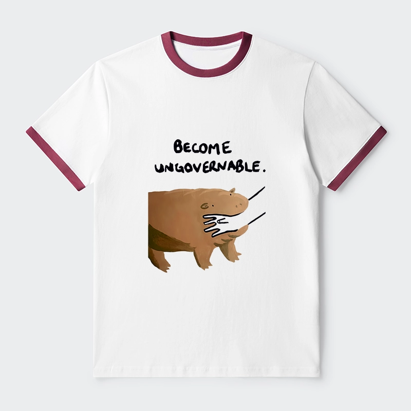 Tokyo-Tiger Moo Deng Bites Someone's Arm Trim T-Shirt