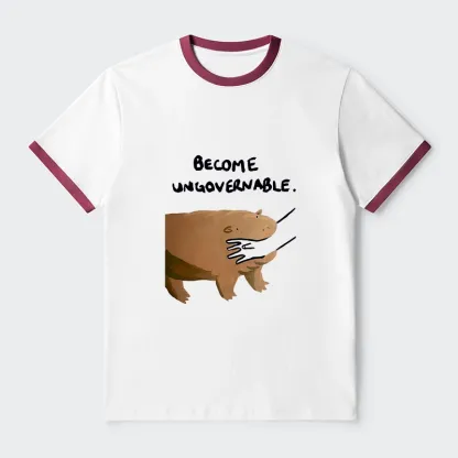 Tokyo-Tiger Moo Deng Bites Someone's Arm Trim T-Shirt