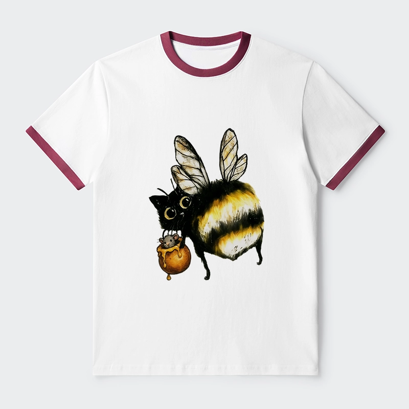 Tokyo-Tiger Cute Catbee Butt Trim T-Shirt
