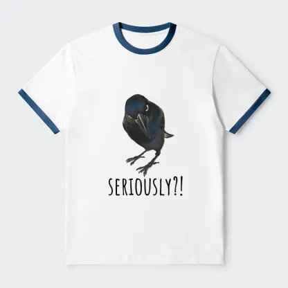 Tokyo-Tiger Raven's Question Trim T-Shirt