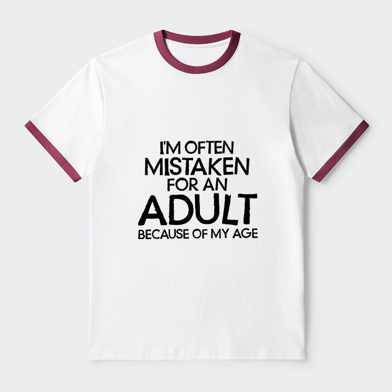 Tokyo-Tiger Old In Age But Young At Heart Trim T-Shirt