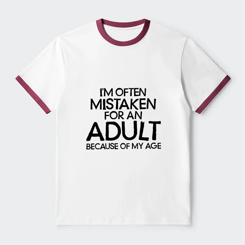 Tokyo-Tiger Old In Age But Young At Heart Trim T-Shirt