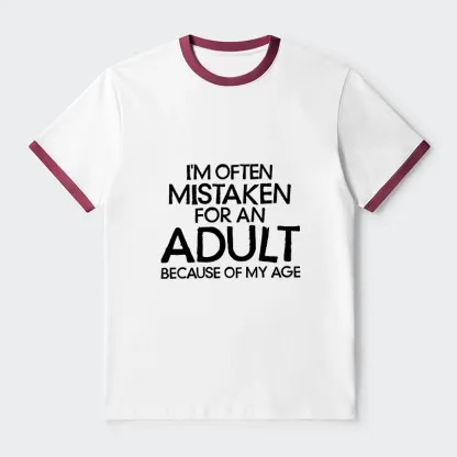 Tokyo-Tiger Old In Age But Young At Heart Trim T-Shirt