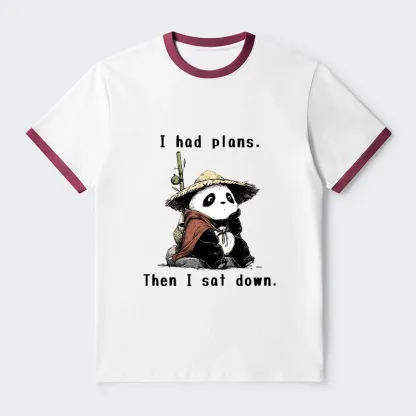 Tokyo-Tiger The Maybe Later Panda Trim T-Shirt