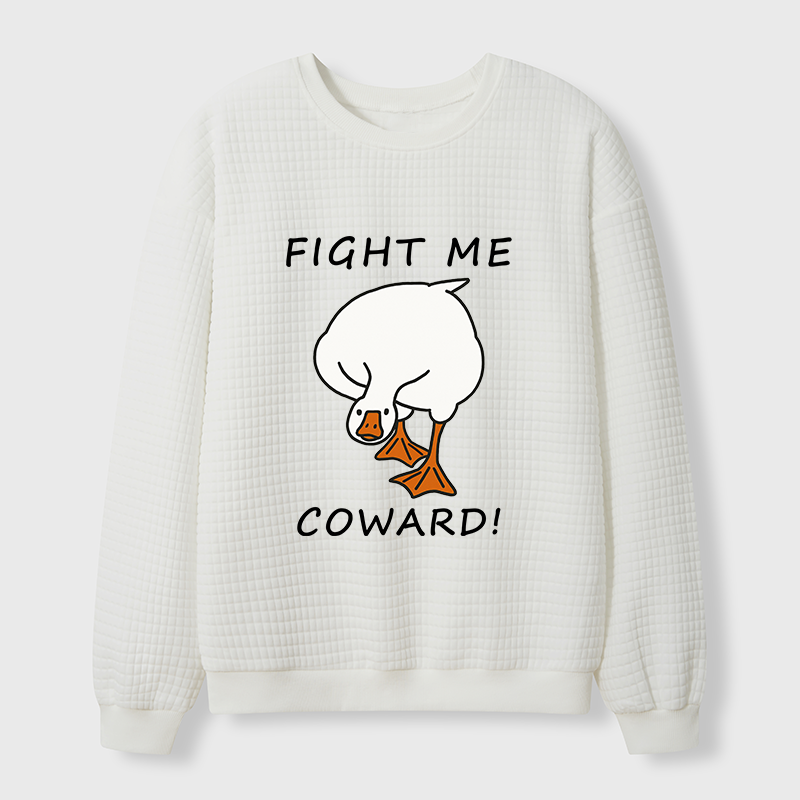 Tokyo-Tiger Philosophy Of A Fighter Goose Waffle Sweatshirt