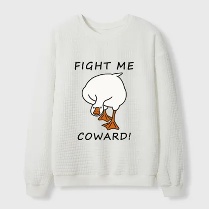 Tokyo-Tiger Philosophy Of A Fighter Goose Waffle Sweatshirt