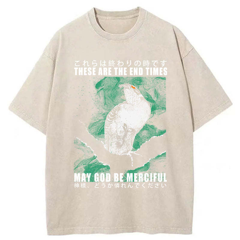Tokyo-Tiger These Are The End Bird Washed T-Shirt