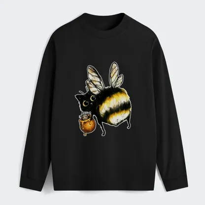 Tokyo-Tiger Cute Catbee Butt Classic Long Sleeve T-Shirt