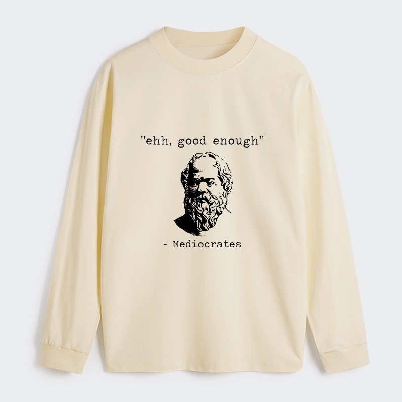 Tokyo-Tiger Mediocrates Meme Classic Long Sleeve T-Shirt