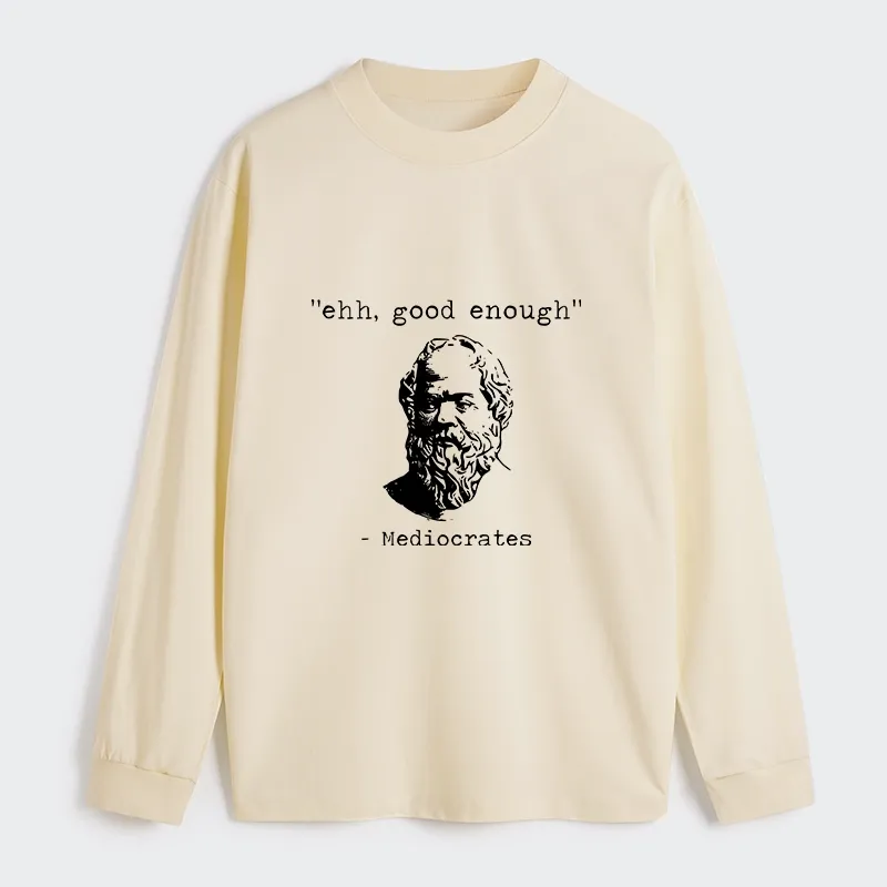 Tokyo-Tiger Mediocrates Meme Classic Long Sleeve T-Shirt