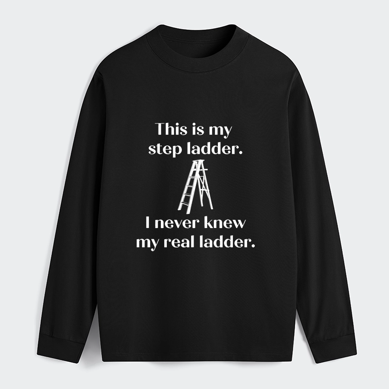 Tokyo-Tiger A Real Ladder Funny Classic Long Sleeve T-Shirt