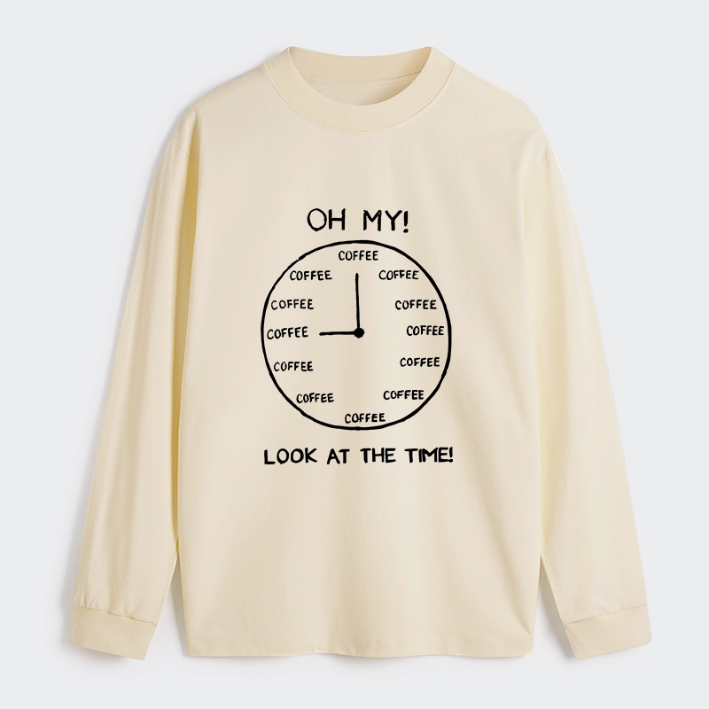 Tokyo-Tiger Coffee Time Classic Long Sleeve T-Shirt