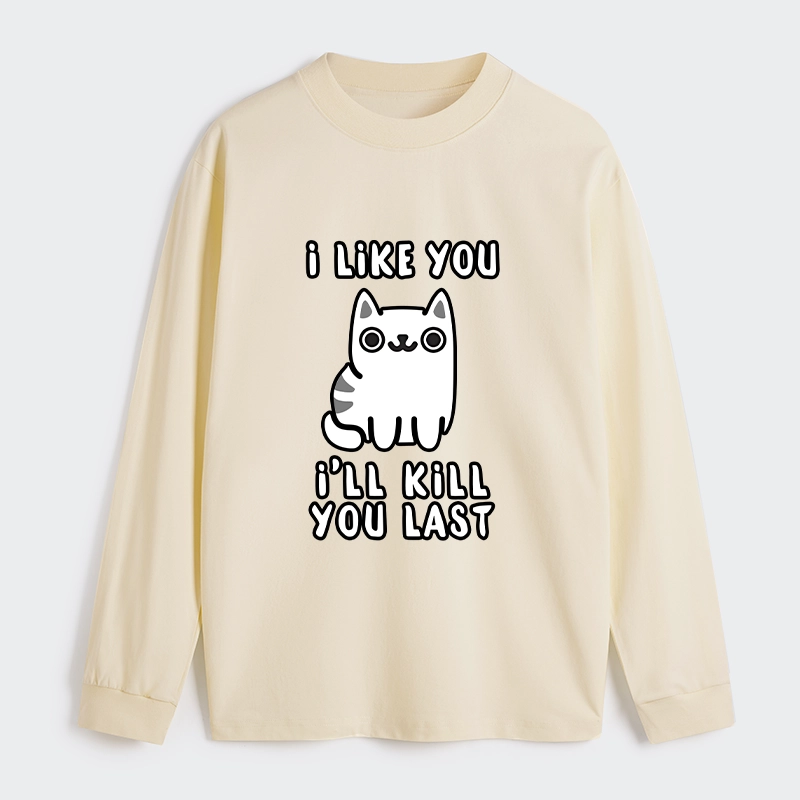 Tokyo-Tiger Cats And Humans Have A Love-hate Relationship Classic Long Sleeve T-Shirt