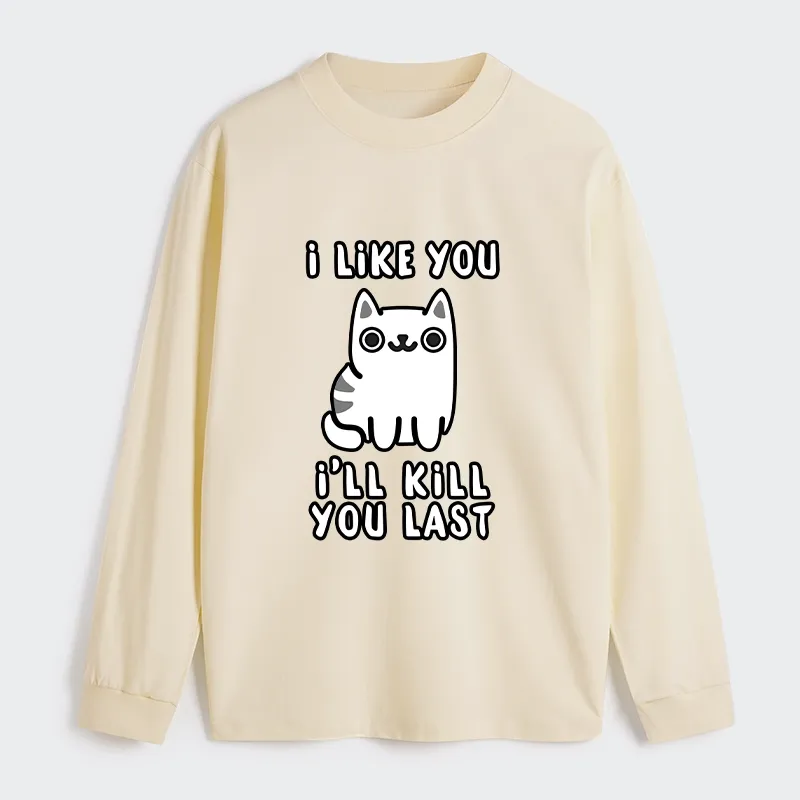 Tokyo-Tiger Cats And Humans Have A Love-hate Relationship Classic Long Sleeve T-Shirt