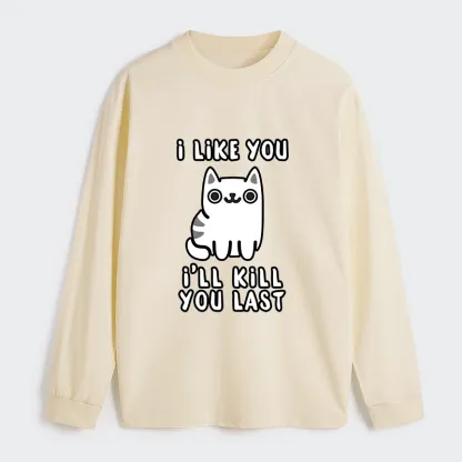 Tokyo-Tiger Cats And Humans Have A Love-hate Relationship Classic Long Sleeve T-Shirt