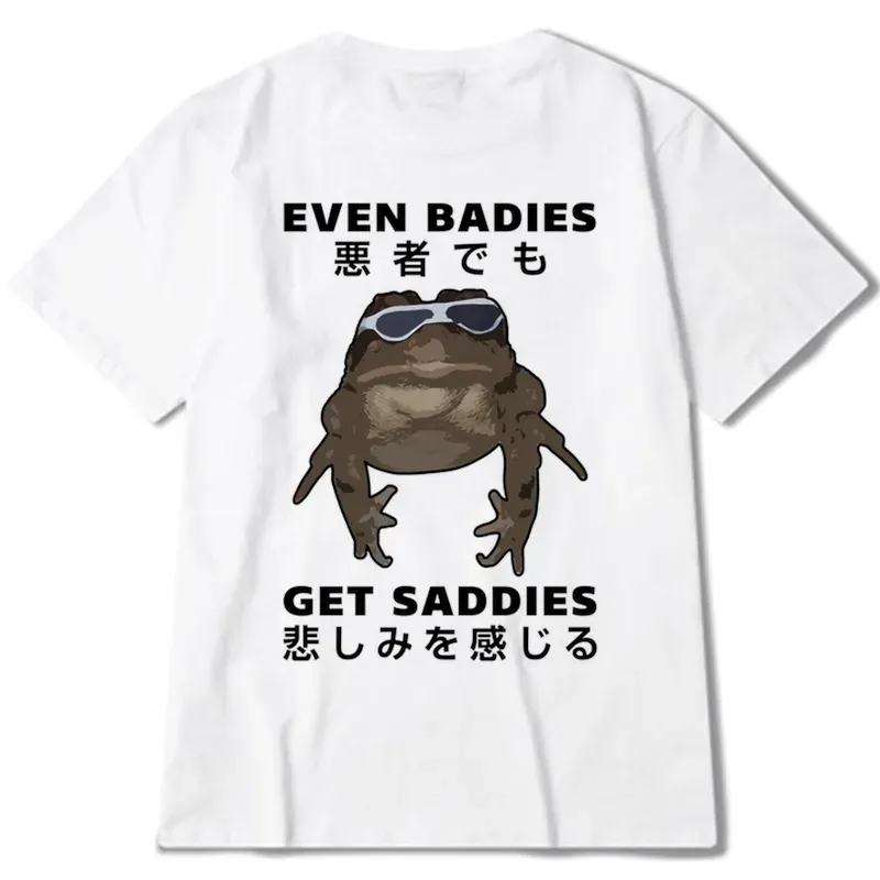 Tokyo-Tiger Even Baddies Get Saddies Back Classic T-Shirt