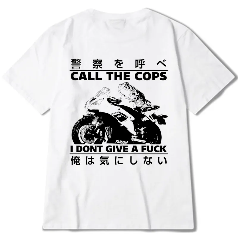 Tokyo-Tiger Funny Frog Riding A Motorcycle Back Classic T-Shirt
