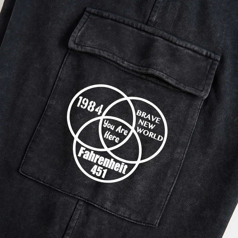 Tokyo-Tiger Multidimensional Thinking And Rebellion Washed Utility Sweatpants