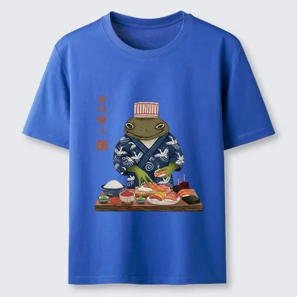 Tokyo-Tiger Frog Sushi Chef Classic T-Shirt