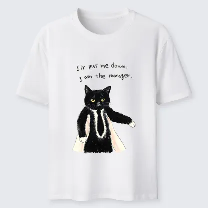 Tokyo-Tiger Cat Manager Funny Classic T-Shirt