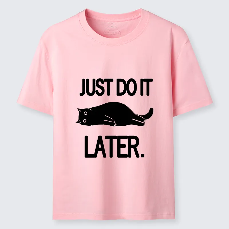 Tokyo-Tiger Just Do It Later Cat Classic T-Shirt