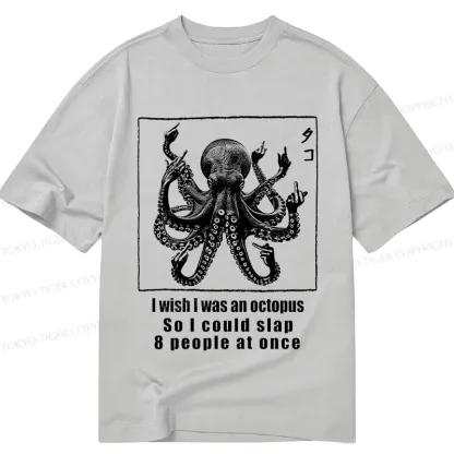 Tokyo-Tiger I Wish I Was An Octopus Classic T-Shirt
