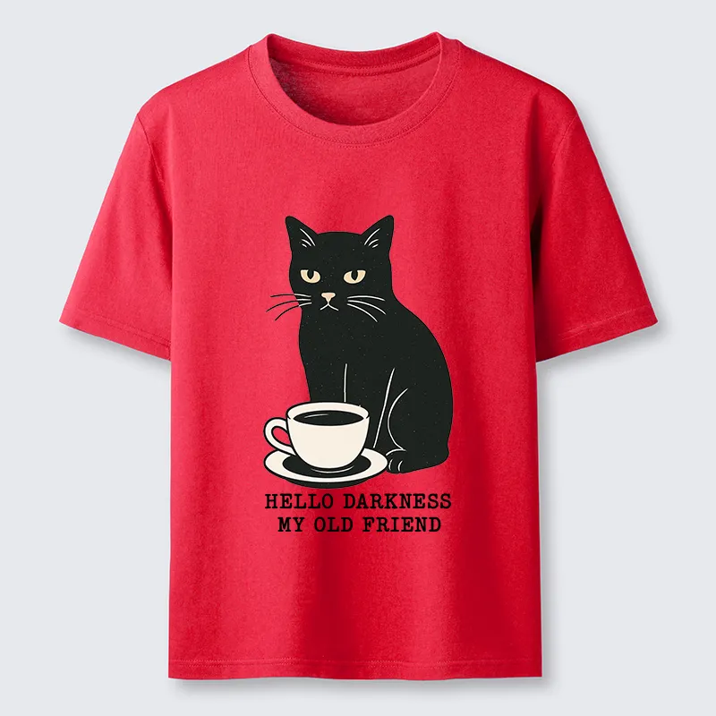 Tokyo-Tiger Black Cat Drinking Coffee Classic T-Shirt