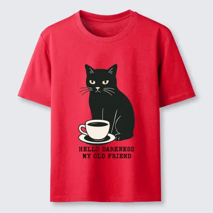 Tokyo-Tiger Black Cat Drinking Coffee Classic T-Shirt