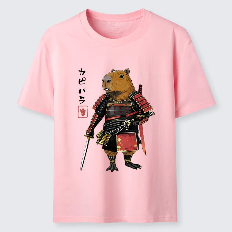 Tokyo-Tiger Capybara Samurai Wearing Armor Classic T-Shirt