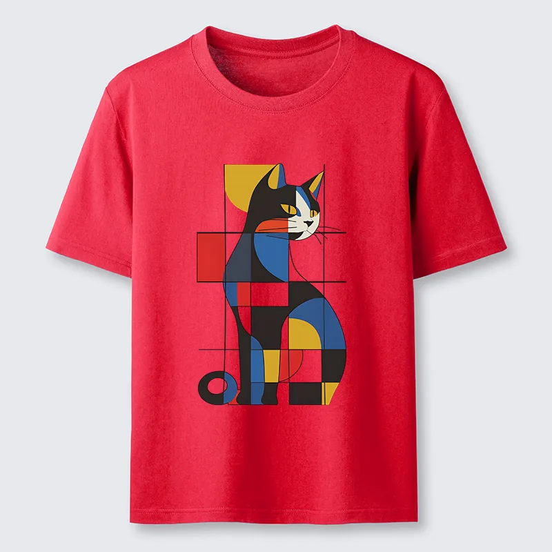 Tokyo-Tiger Mondrian Cat Classic T-Shirt