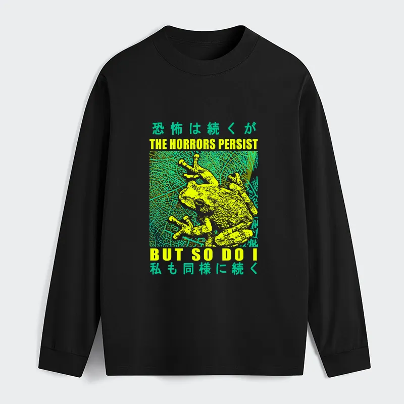 Tokyo-Tiger The Horrors Persist Forg Classic Long Sleeve T-Shirt