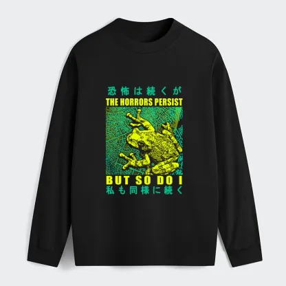 Tokyo-Tiger The Horrors Persist Forg Classic Long Sleeve T-Shirt