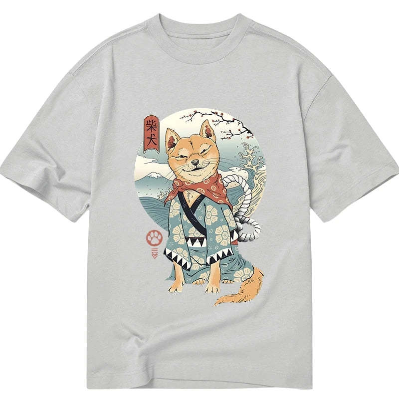 Tokyo-Tiger Samurai Shiba Dog Japanese Classic T-Shirt