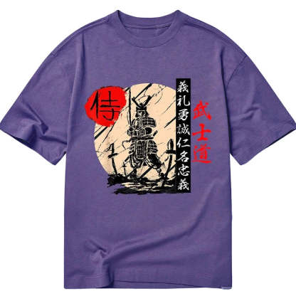 Tokyo-Tiger Japanese Samurai Warrior Bushido kanji Classic T
