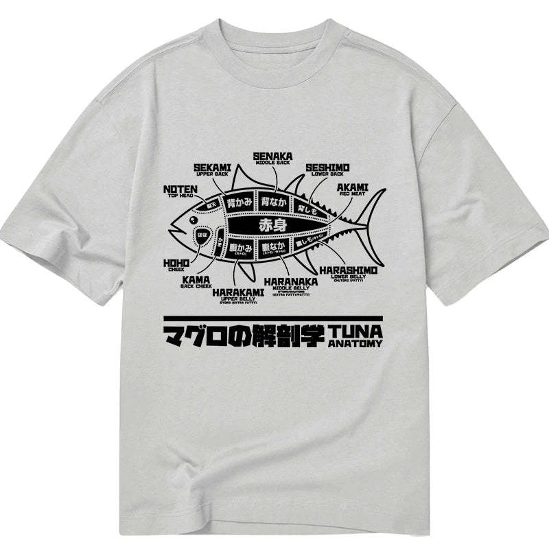 Tokyo-Tiger Tuna Dissection Map Japanese Classic T-Shirt