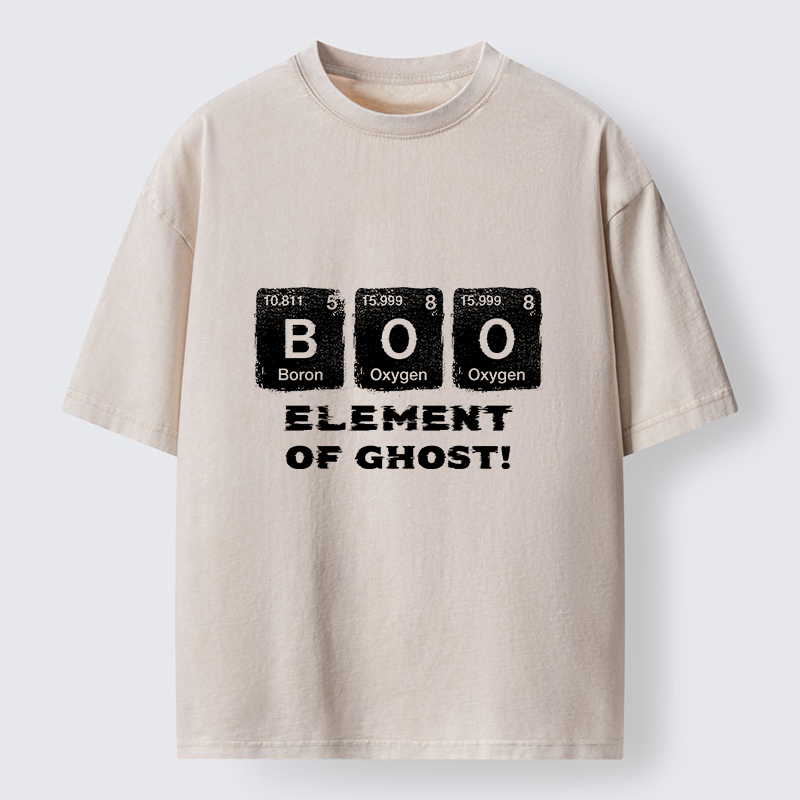 Tokyo-Tiger Ghost Chemistry Element Washed T-Shirt