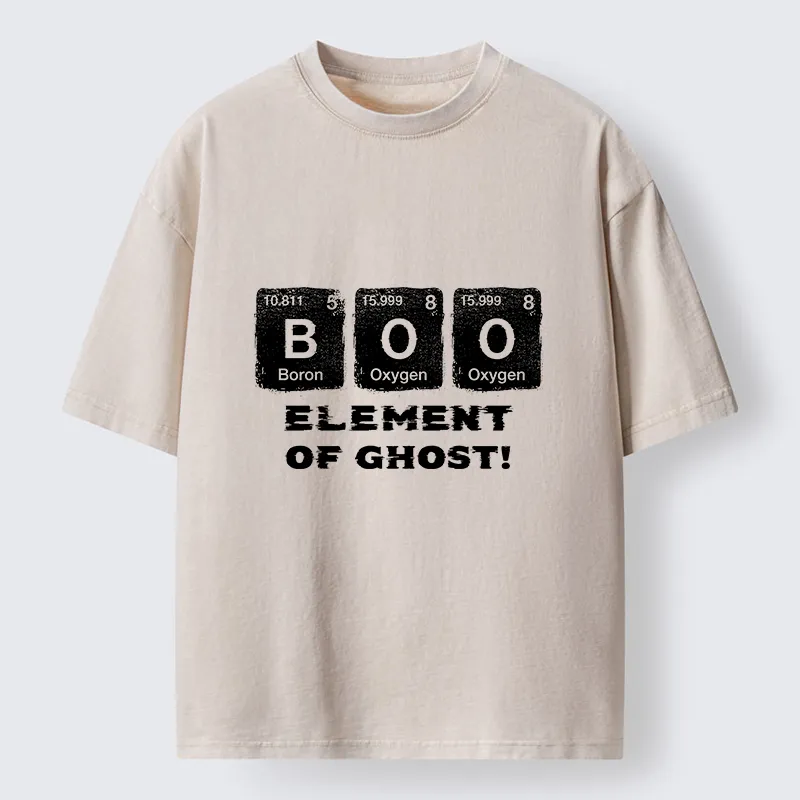 Tokyo-Tiger Ghost Chemistry Element Washed T-Shirt