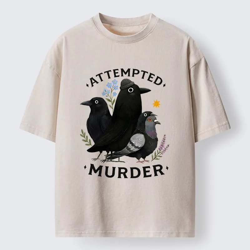 Tokyo-Tiger Funny Crow Squad Meme Washed T-Shirt