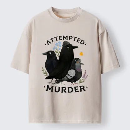 Tokyo-Tiger Funny Crow Squad Meme Washed T-Shirt