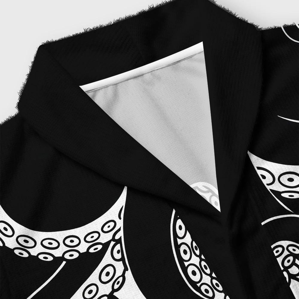 Tokyo-Tiger Abyss Octopus Shawl Collar Cardigan