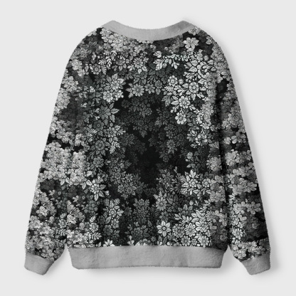 Tokyo-Tiger Every Flower Is Born To Die Just Like Us Ugly Cardigan Sweater