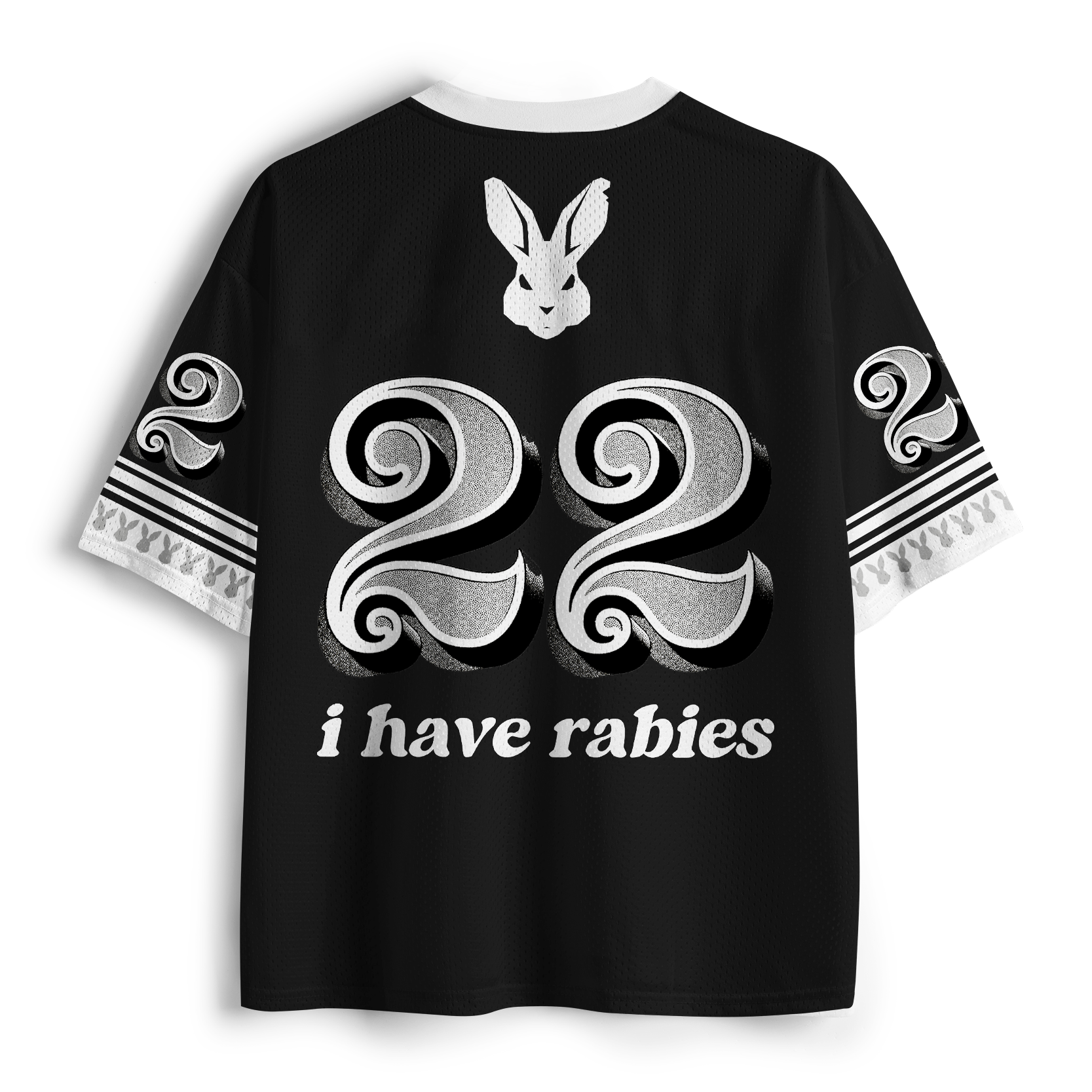Tokyo-Tiger I Have Rabies Screaming Rabbit Mesh Jersey