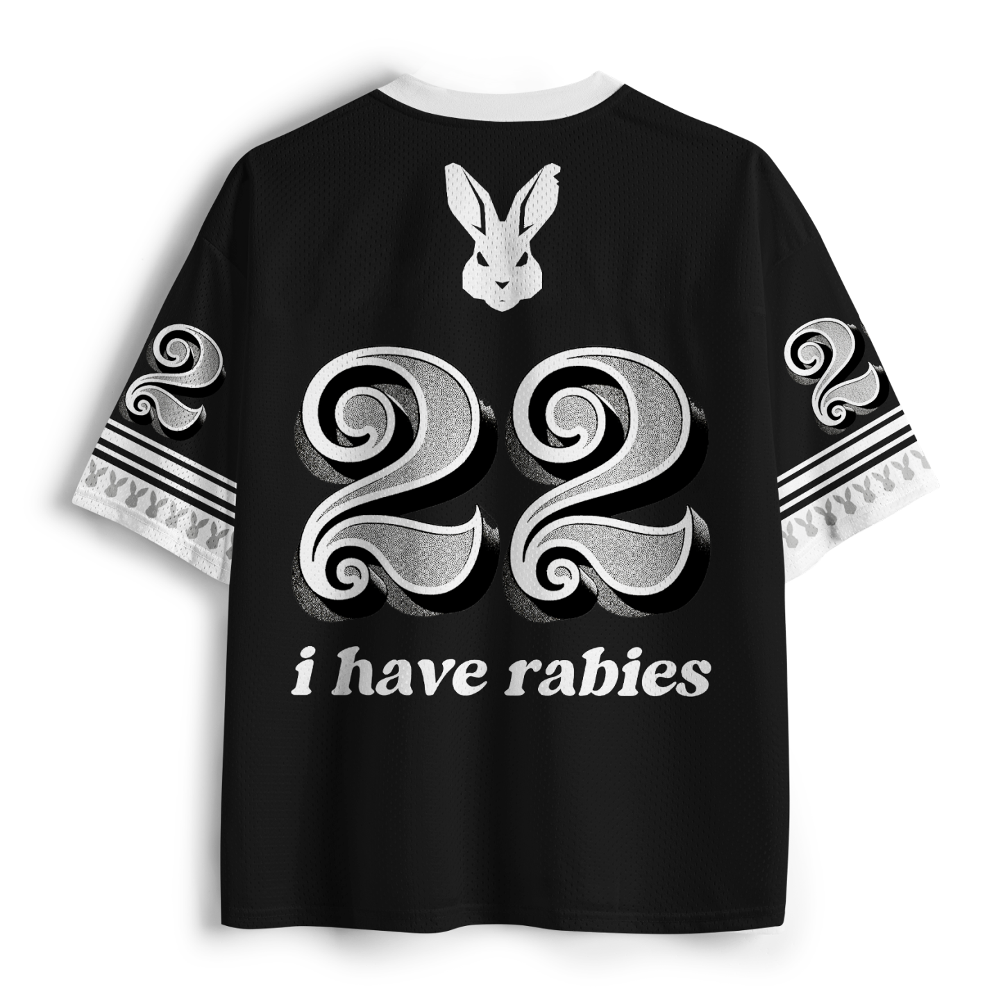 Tokyo-Tiger I Have Rabies Screaming Rabbit Mesh Jersey