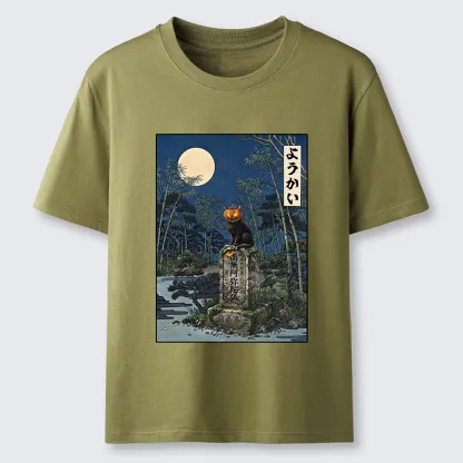 Tokyo-Tiger Funny Ghost Cat Classic T-Shirt
