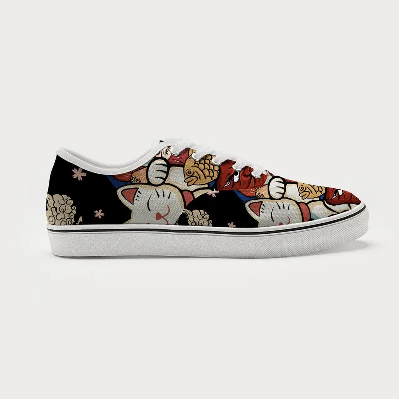 Tokyo-Tiger Traditional Japanese Elements Canvas Shoes