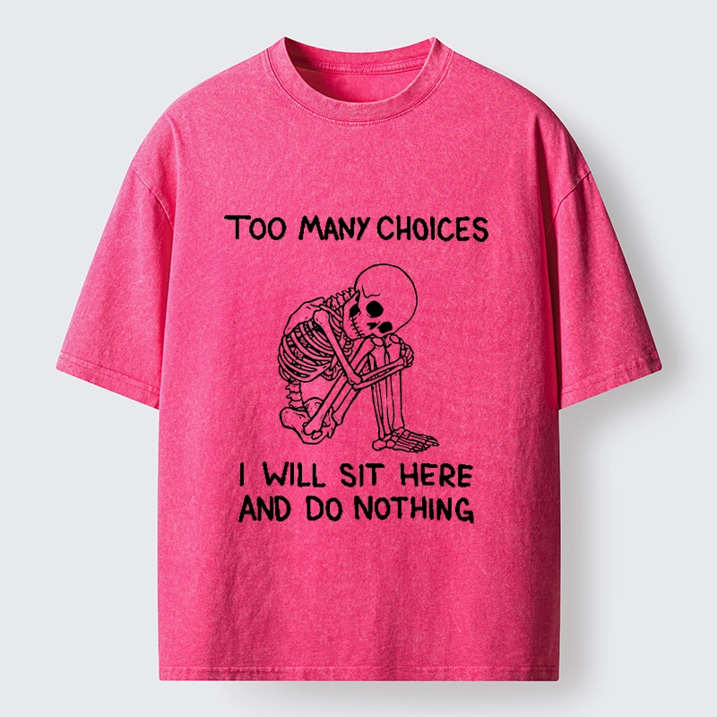 Tokyo‑Tiger Meme Do Nothing Washed T‑Shirt