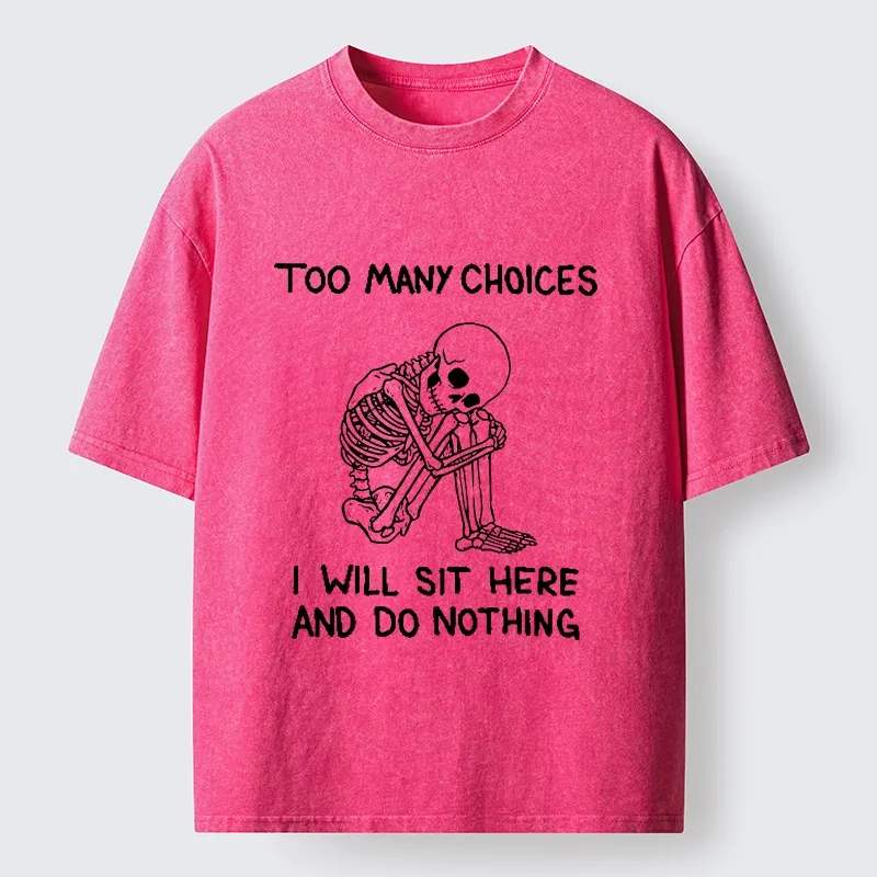 Tokyo‑Tiger Meme Do Nothing Washed T‑Shirt